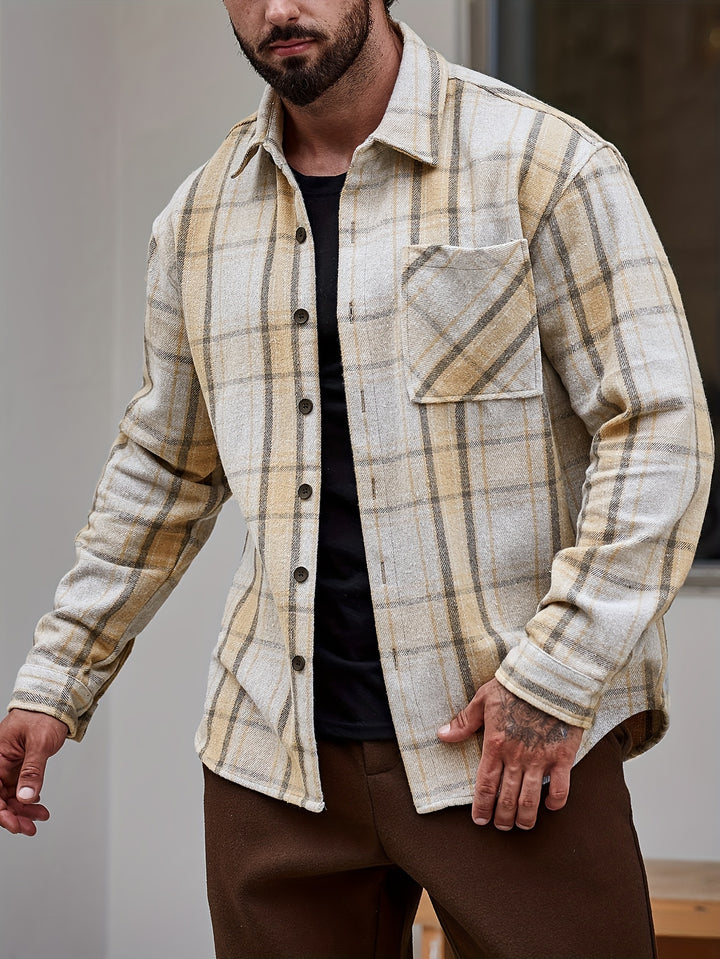 Turn-Down Collar Long Sleeve