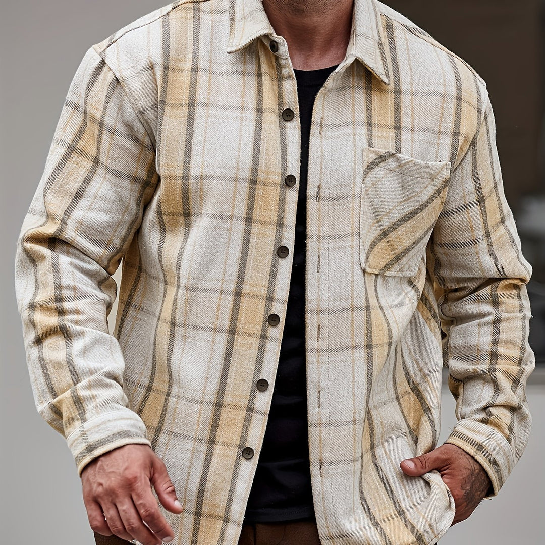 Long Sleeve Shirt With Chest Pocket