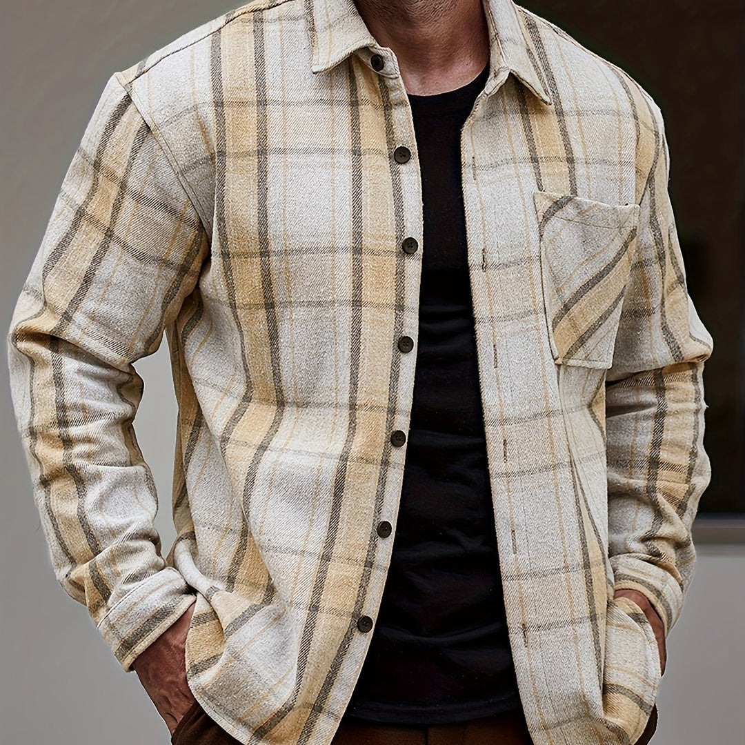 Turn-Down Collar Long Sleeve