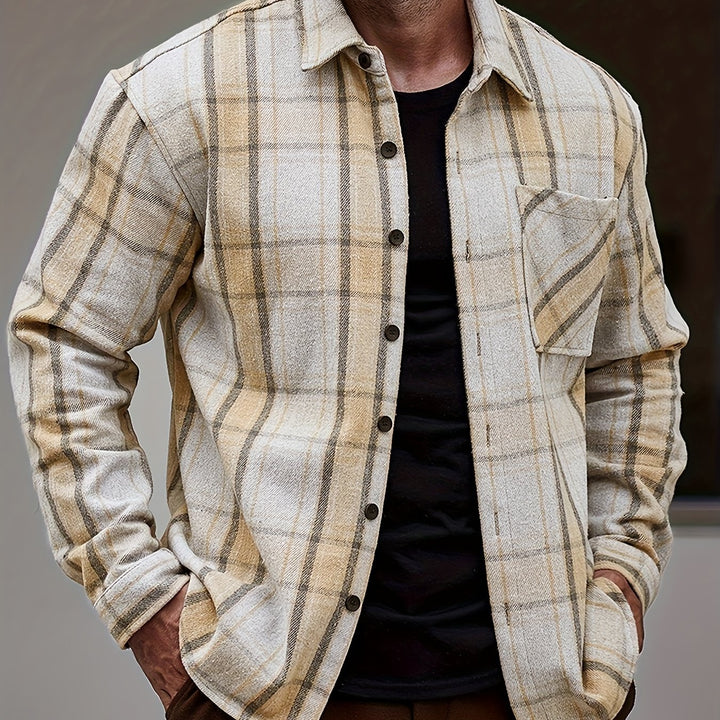 Turn-Down Collar Long Sleeve
