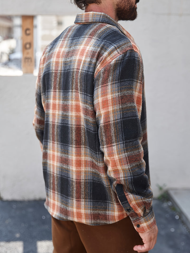 Classic Plaid Button-Up Shirt