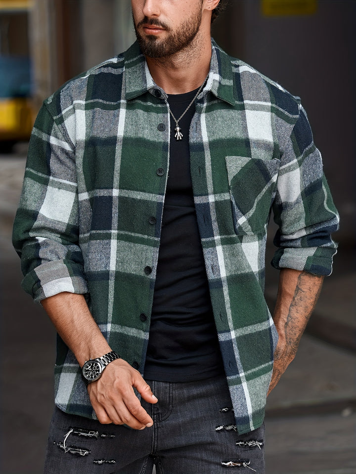 Turn-Down Collar Long Sleeve