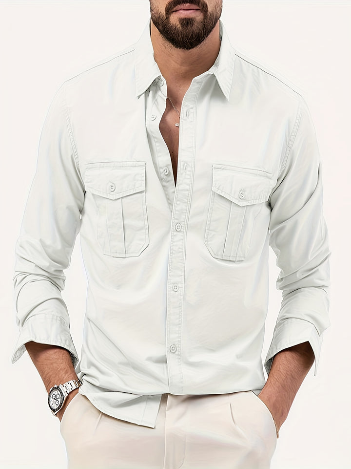 Men's Cotton Cargo Shirt