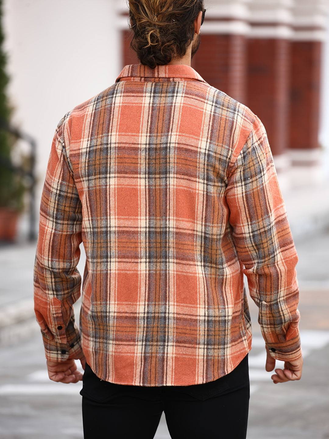 Classic Plaid Button-Up Shirt