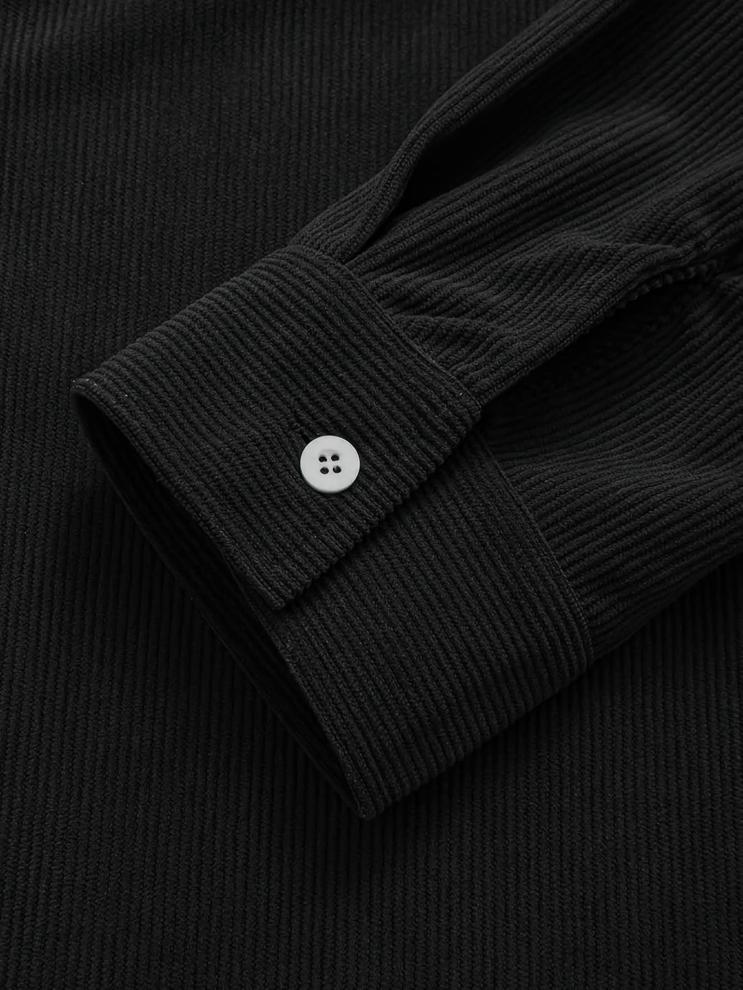 Classic Corduroy Shirt Jacket with Dual Chest Pockets