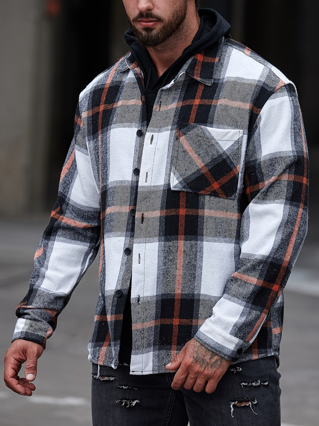 Turn-Down Collar Long Sleeve
