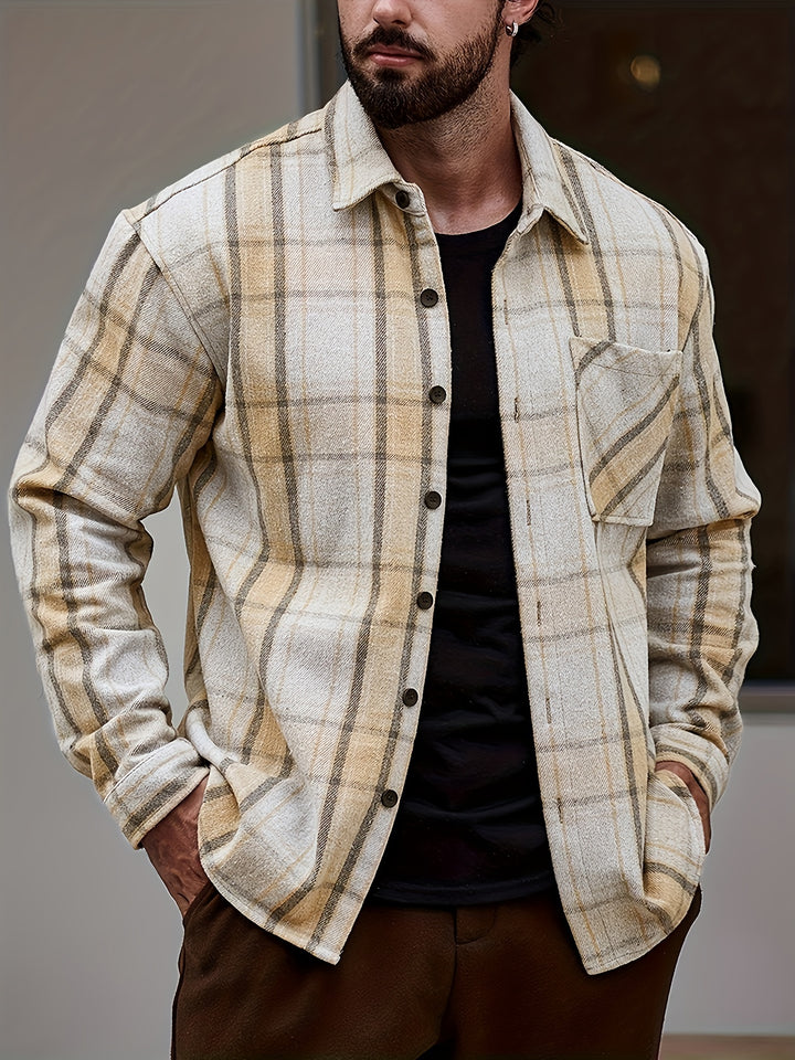 Long Sleeve Shirt With Chest Pocket