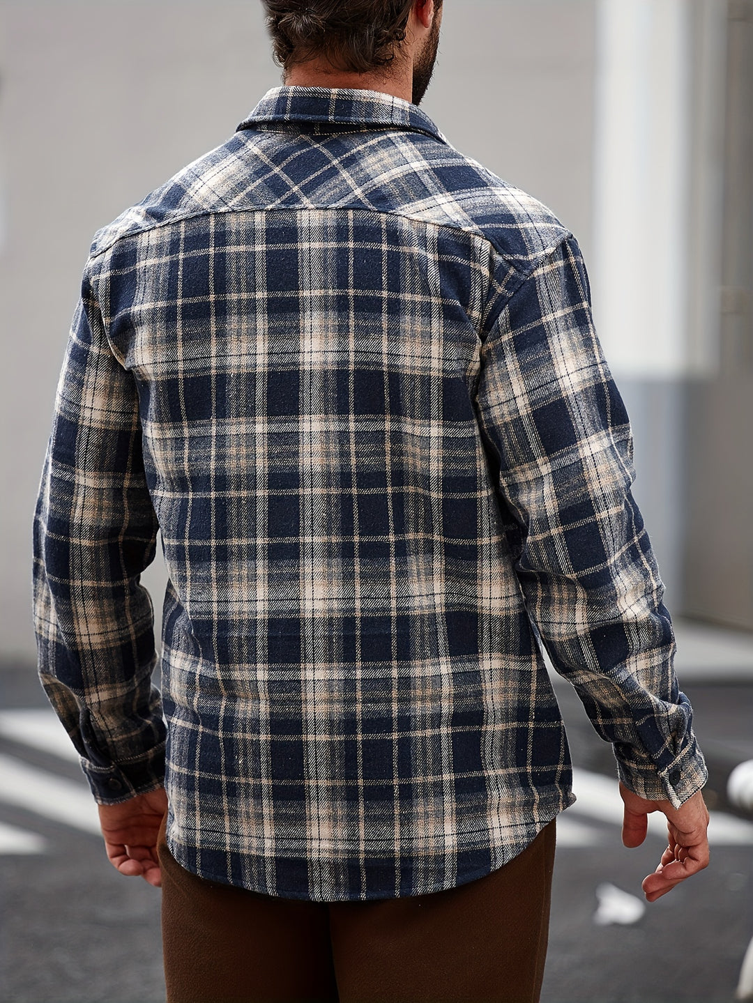 Turn-Down Collar Long Sleeve