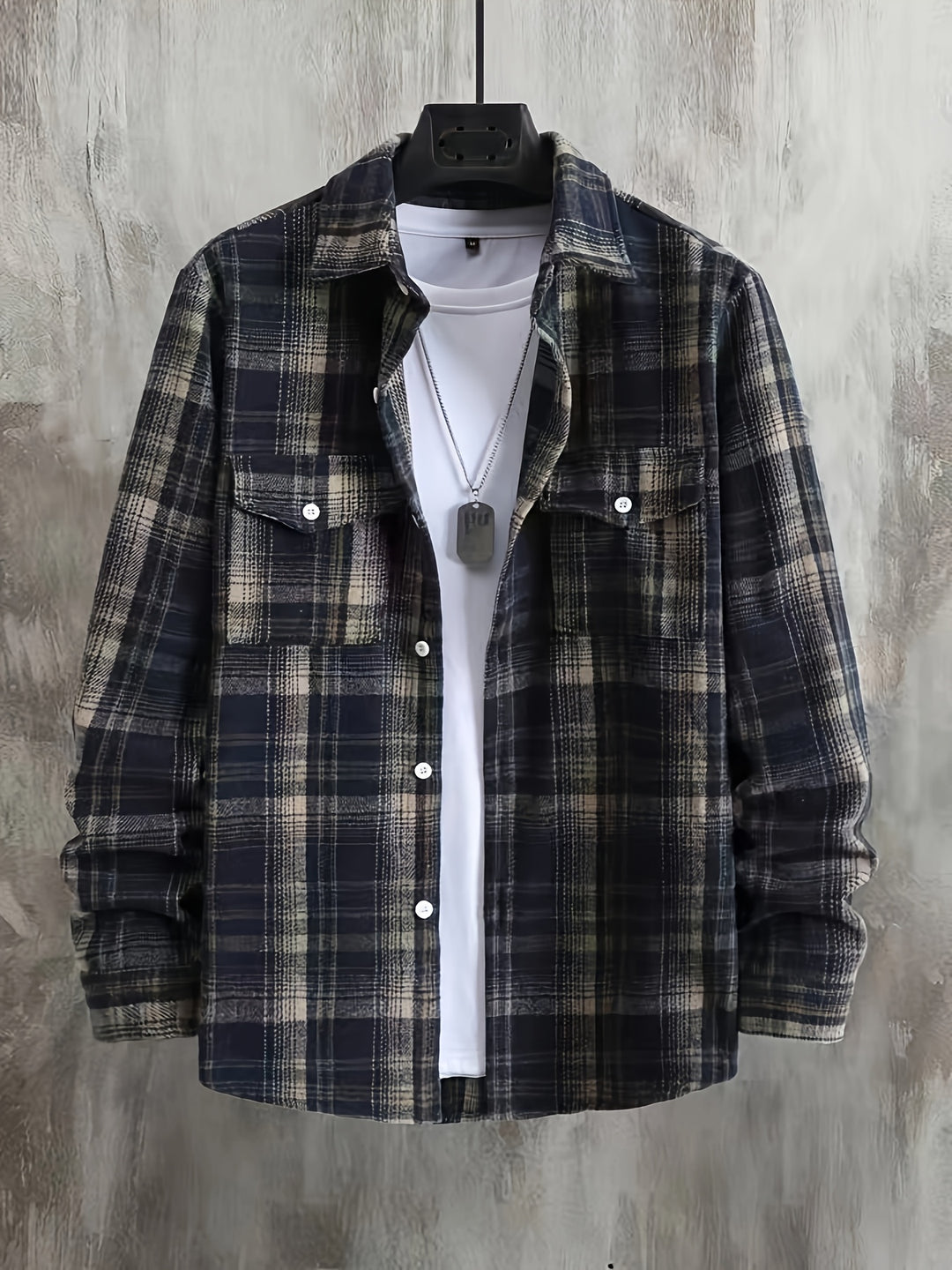 Men's Casual Plaid Shirtr