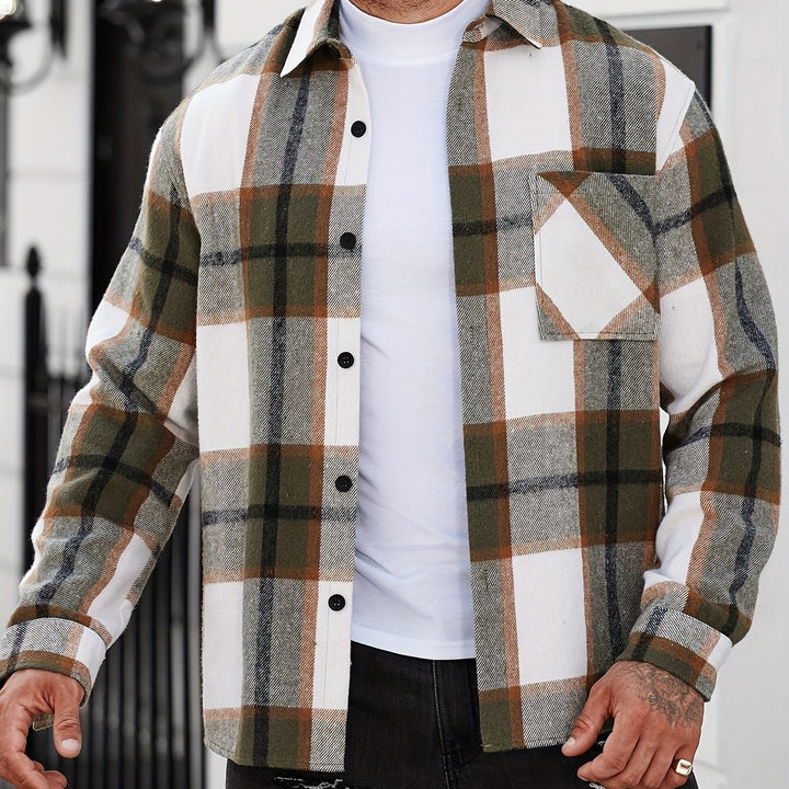 Turn-Down Collar Long Sleeve