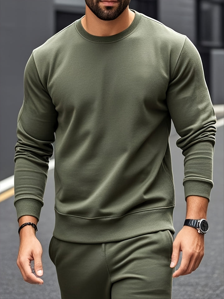 Alfredo Set - Long Sleeve Crew Neck Top & Pants