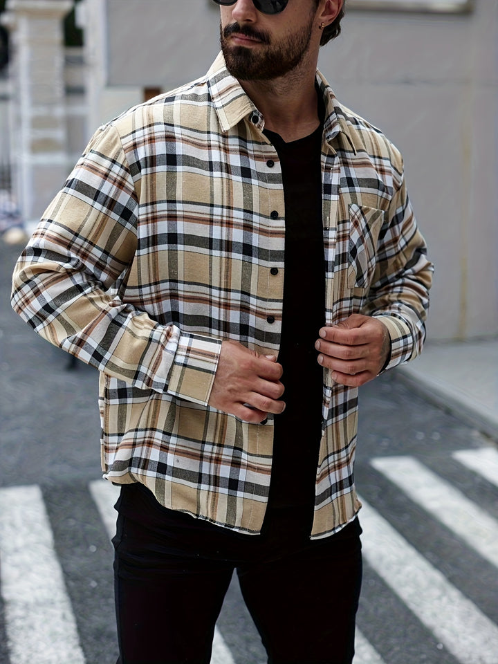 Long Sleeve Shirt with Button Pockets