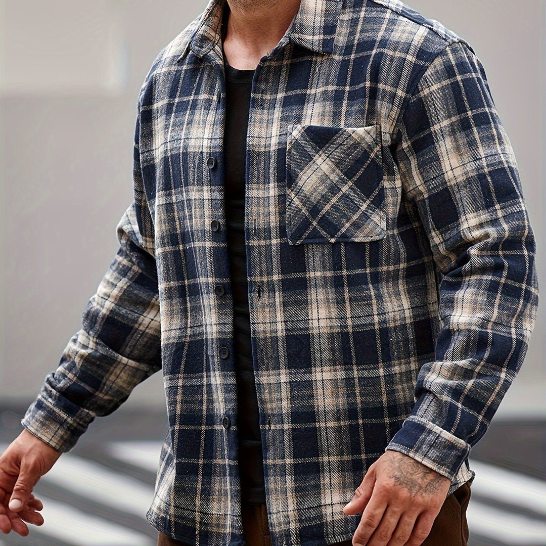 Long Sleeve Shirt With Chest Pocket