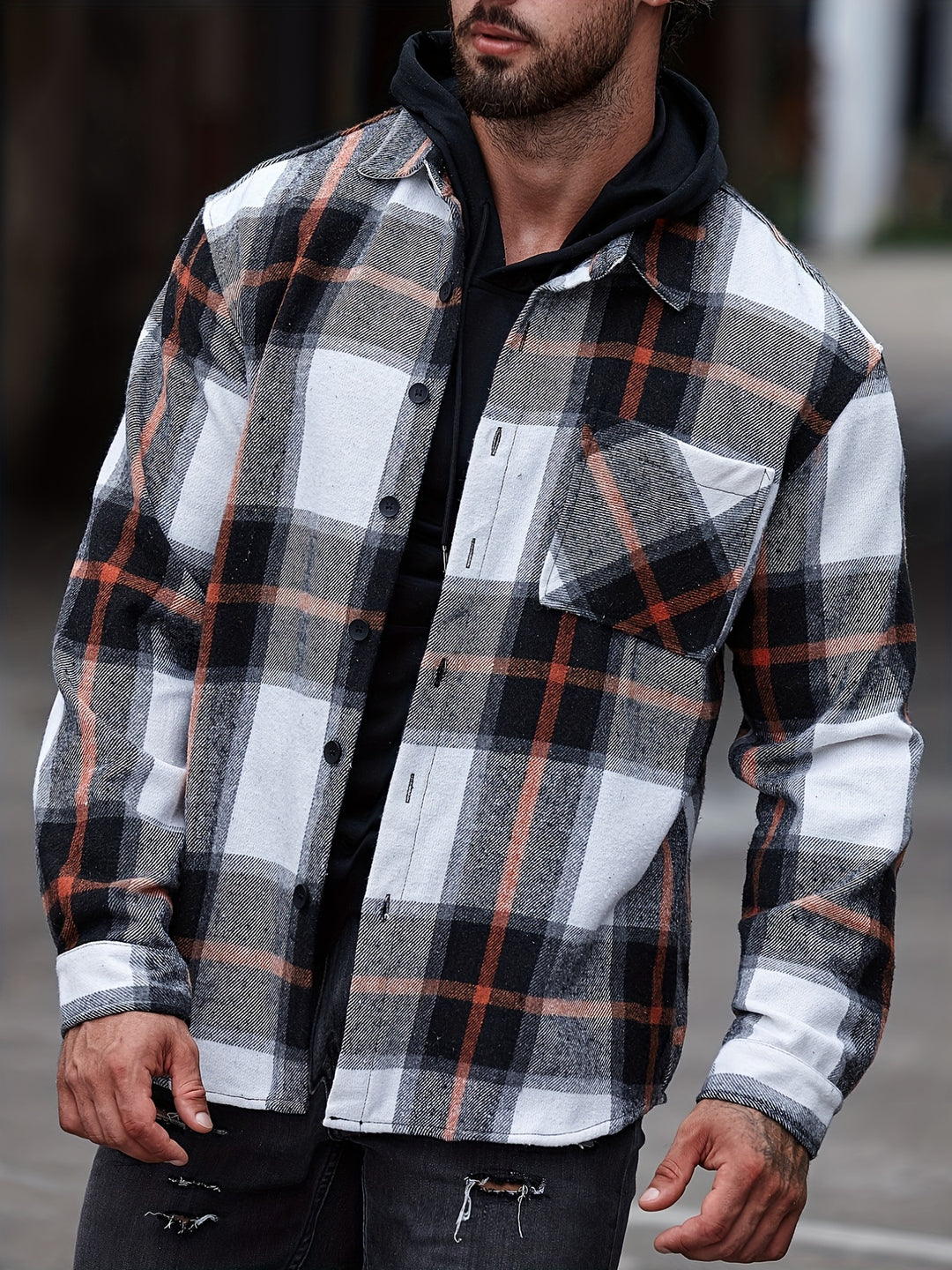 Turn-Down Collar Long Sleeve